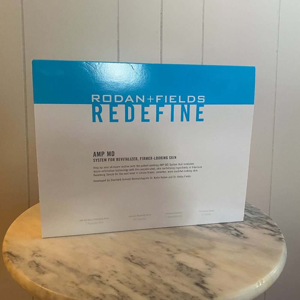 Rodan‎ + Fields Redefine AMP MD-Serum & Microexfoliating Roller & Cleanin…